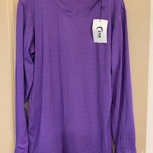 Zyia Purple Chill Athletic Shirt